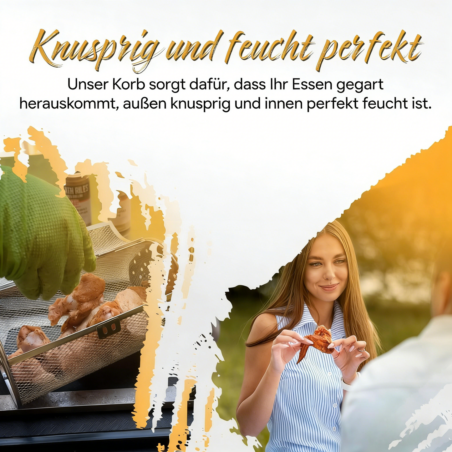 🎁 Lagerausverkauf 🏆 10.000 diese Woche verkauft ✨ Ultimatives Rotisserie-Grill-Bundle | Vielseitiges, umweltfreundliches Kochen für Outdoor & Küche