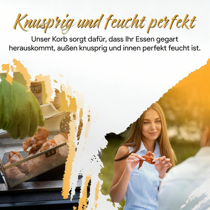 🎁 Lagerausverkauf 🏆 10.000 diese Woche verkauft ✨ Ultimatives Rotisserie-Grill-Bundle | Vielseitiges, umweltfreundliches Kochen für Outdoor & Küche