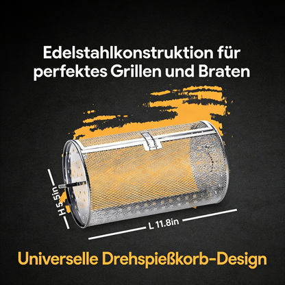 🎁 Lagerausverkauf 🏆 10.000 diese Woche verkauft ✨ Ultimatives Rotisserie-Grill-Bundle | Vielseitiges, umweltfreundliches Kochen für Outdoor & Küche