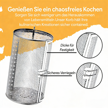 🎁 Lagerausverkauf 🏆 10.000 diese Woche verkauft ✨ Ultimatives Rotisserie-Grill-Bundle | Vielseitiges, umweltfreundliches Kochen für Outdoor & Küche